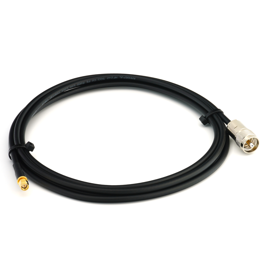 SMA Male a PL259 1m UHF CB Radio Cable Coaxial Flexible — HF240 (equivalente a LMR240)