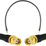 RP-SMA macho a RP-SMA macho 50cm cable coaxial — HF240 (equivalente a LMR240)