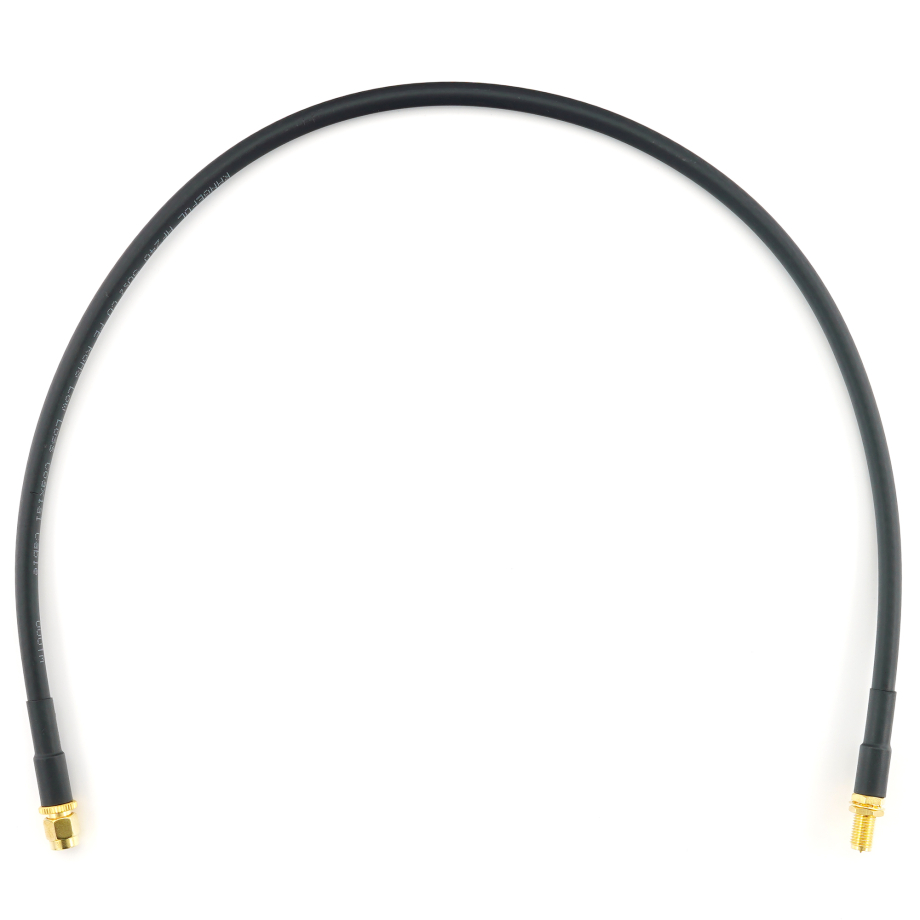 RP-SMA macho a RP-SMA hembra 50cm cable coaxial — HF240 (equivalente a LMR240)