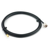 RP-SMA macho a N macho 2m cable coaxial — HF240 (equivalente a LMR240)