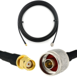 RP-SMA macho a N macho 5m cable coaxial — HF240 (equivalente a LMR240)