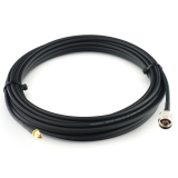 RP-SMA macho a N macho 5m cable coaxial — HF240 (equivalente a LMR240)