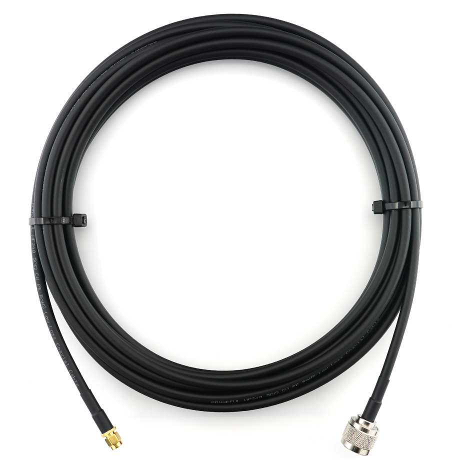 RP-SMA macho a N macho 7m cable coaxial — HF240 (equivalente a LMR240)
