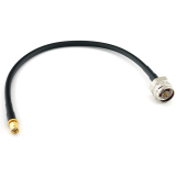 RP-SMA macho a N macho Hex 30cm cable coaxial — HF240 (equivalente a LMR240)