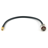 RP-SMA macho a N macho Hex 30cm cable coaxial — HF240 (equivalente a LMR240)