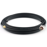RP-SMA macho a N macho Hex 12m cable coaxial — HF240 (equivalente a LMR240)