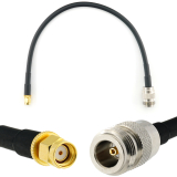 RP-SMA macho a N hembra 30cm cable coaxial — HF240 (equivalente a LMR240)