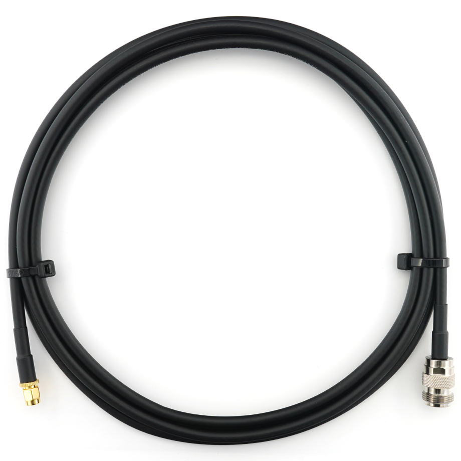 RP-SMA macho a N hembra 1m cable coaxial — HF240 (equivalente a LMR240)