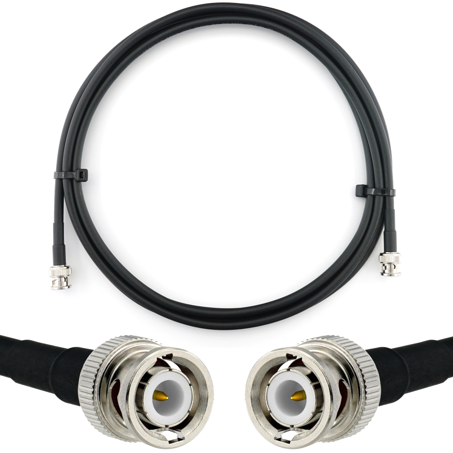 BNC macho a BNC macho 3m cable coaxial — HF240 (equivalente a LMR240)