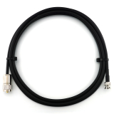 BNC macho a PL259 1m UHF cable coaxial — HF240 (equivalente a LMR240)