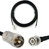 BNC macho a PL259 10m UHF cable coaxial — HF240 (equivalente a LMR240)