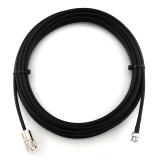 BNC macho a PL259 10m UHF cable coaxial — HF240 (equivalente a LMR240)