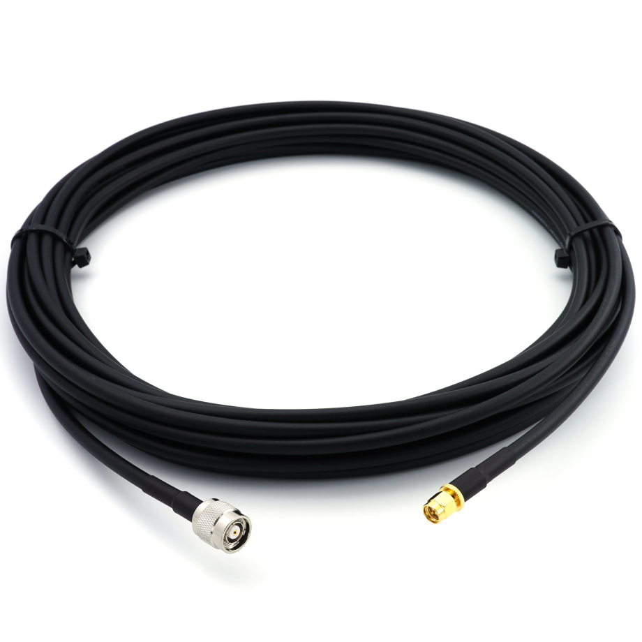 SMA macho a RP-TNC macho 50cm cable coaxial — HF240 (equivalente a LMR240)