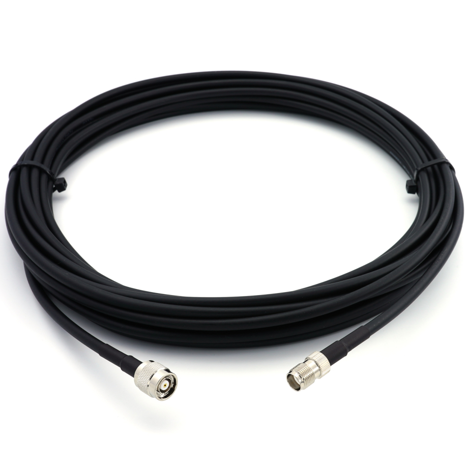 RP-TNC macho a RP-TNC hembra 50cm cable coaxial — HF240 (equivalente a LMR240)