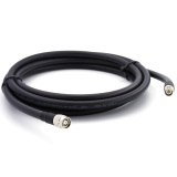 RP-TNC macho a RP-TNC hembra 20m cable coaxial — elástico HF-400-UF (equivalente a LMR400 UF UltraFlex)