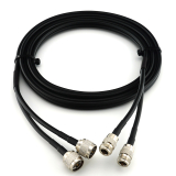 N macho a N hembra 5m cable coaxial doble — HF240 (equivalente a LMR240)