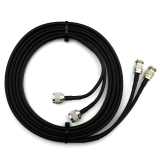 N macho a N hembra 5m cable coaxial doble — HF240 (equivalente a LMR240)