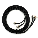 N macho Hex a N macho Hex 10m cable coaxial doble — HF240 (equivalente a LMR240)