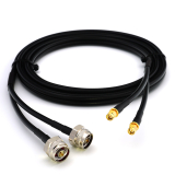 SMA macho Hex a N macho Hex 10m cable coaxial doble — HF240 (equivalente a LMR240)