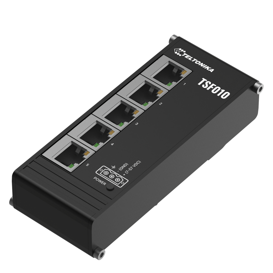 Teltonika TSF010 conmutador Ethernet compacto