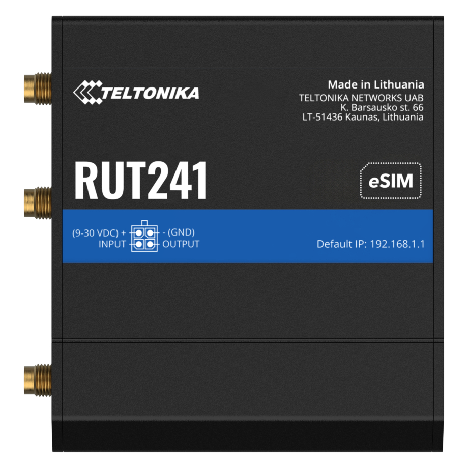 Teltonika RUT241 eSIM 4G router industrial
