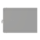 Armario en Rack 19" 6U, 450mm, Puerta de Cristal, Gris