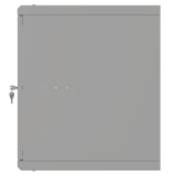 Armario en Rack 19" 9U, 450mm, Puerta de Cristal, Gris