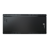 Armario en Rack 19" 4U, 350mm, Puerta metálica, Negro