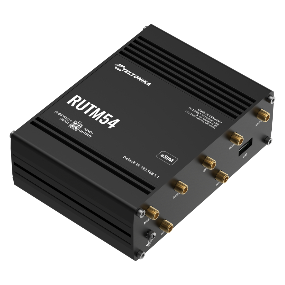 Teltonika RUTM54 Router 5G con módem Telit
