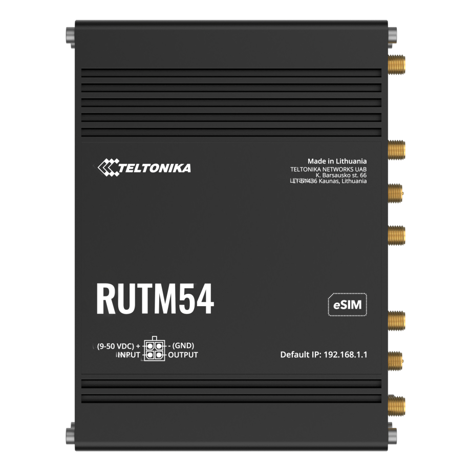 Teltonika RUTM54 Router 5G con módem Telit