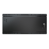 Armario en Rack 19" 4U, 450mm, Puerta metálica, Negro