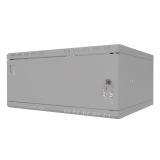 Armario en Rack 19" 4U, 450mm, Puerta metálica, Gris