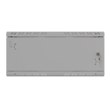 Armario en Rack 19" 4U, 450mm, Puerta metálica, Gris