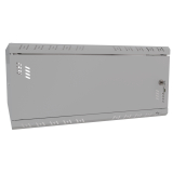 Armario en Rack 19" 4U, 450mm, Puerta metálica, Gris
