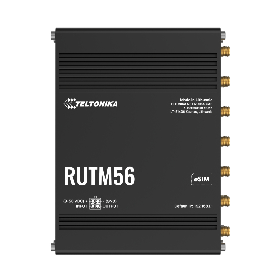 5G Enrutador de módem dual Teltonika RUTM56