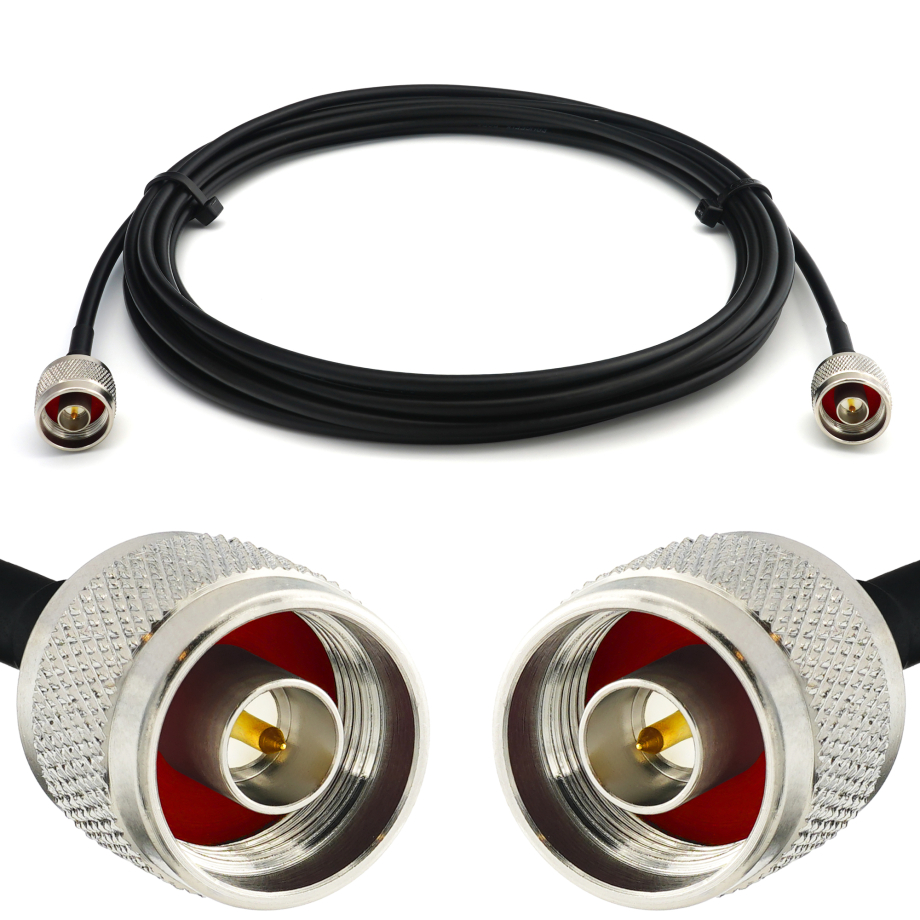 N macho a N macho 15m RG58/U cable coaxial