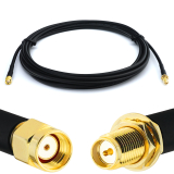 RP-SMA macho a RP-SMA hembra 3m RG58/U cable coaxial