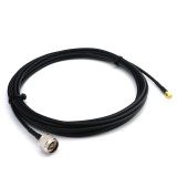 RP-SMA macho a N macho 3m RG58/U cable coaxial
