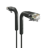 Broadbe cable de conexión delgado 5G negro 1m