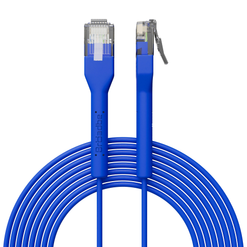 Broadbe cable de conexión delgado 5G azul 0.3m