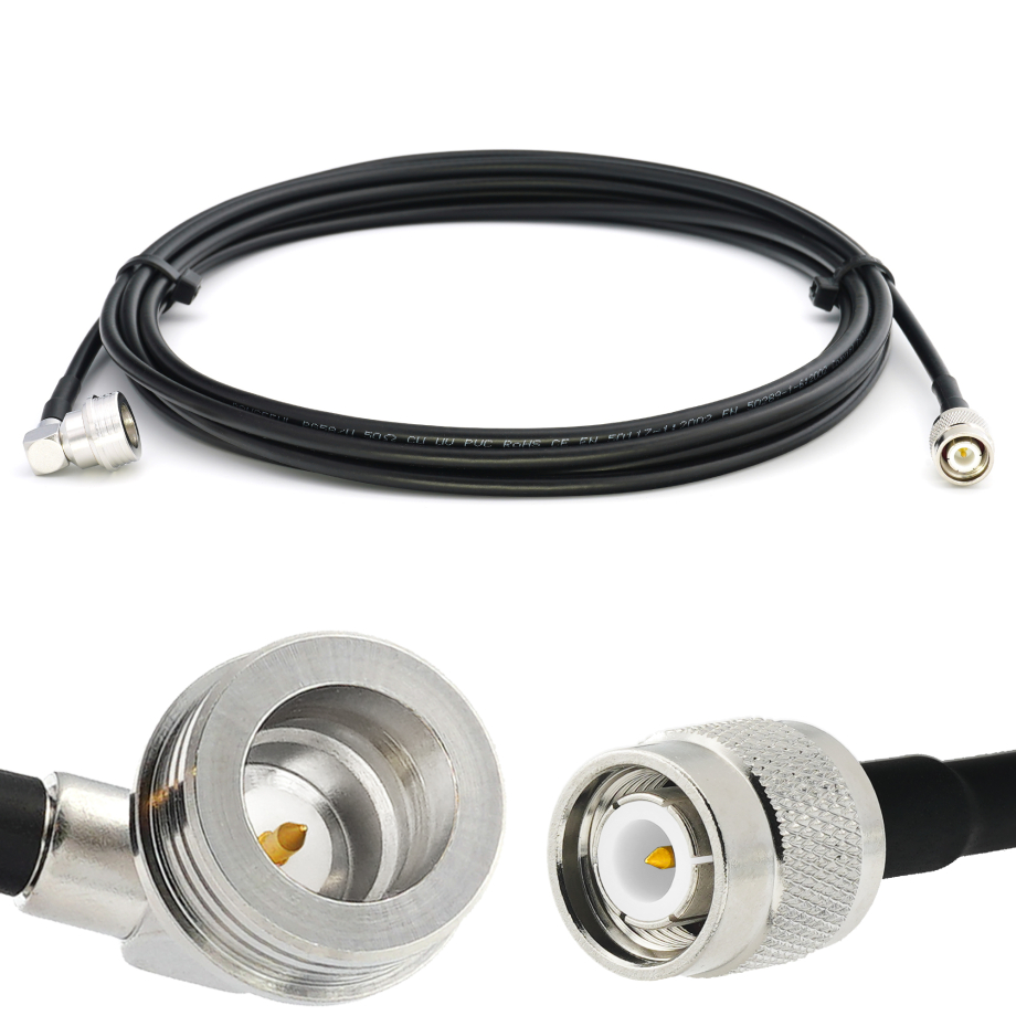 QN macho a TNC macho 30cm RG58/U cable coaxial