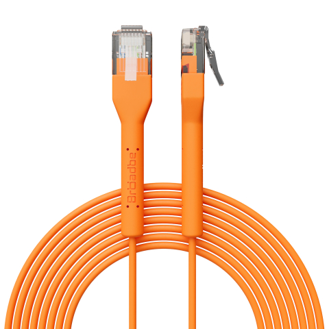 Broadbe cable de conexión delgado 5G naranja 0.3m
