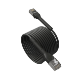 Broadbe cable de conexión delgado 10G negro 8m
