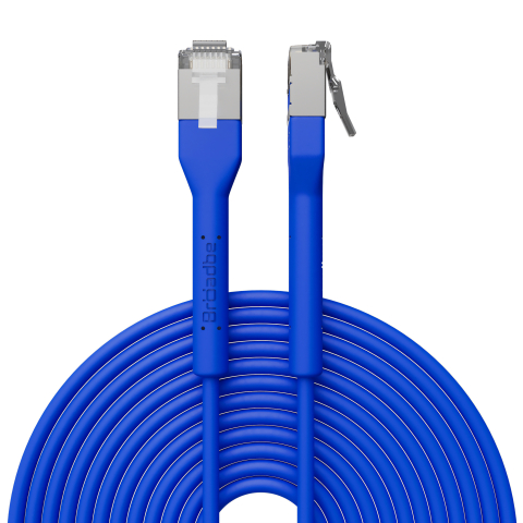 Broadbe cable de conexión delgado 10G azul 20m