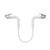 Broadbe cable de conexión delgado 10G blanco 0.1m