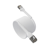 Broadbe cable de conexión delgado 10G blanco 5m