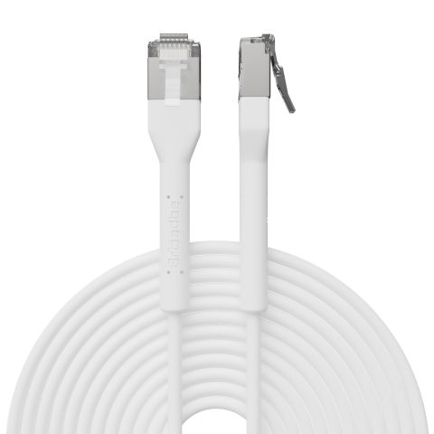 Broadbe cable de conexión delgado 10G blanco 20m