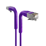 Broadbe cable de conexión delgado 10G morado 3m