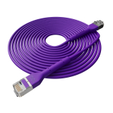 Broadbe cable de conexión delgado 10G morado 8m