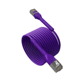 Broadbe cable de conexión delgado 10G morado 8m